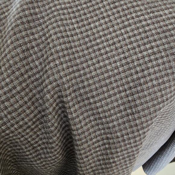 Hart Schaffner Marx Botto Giuseppe Biella Italy Shepard's Check Wool Blend 42R - Picture 8 of 12